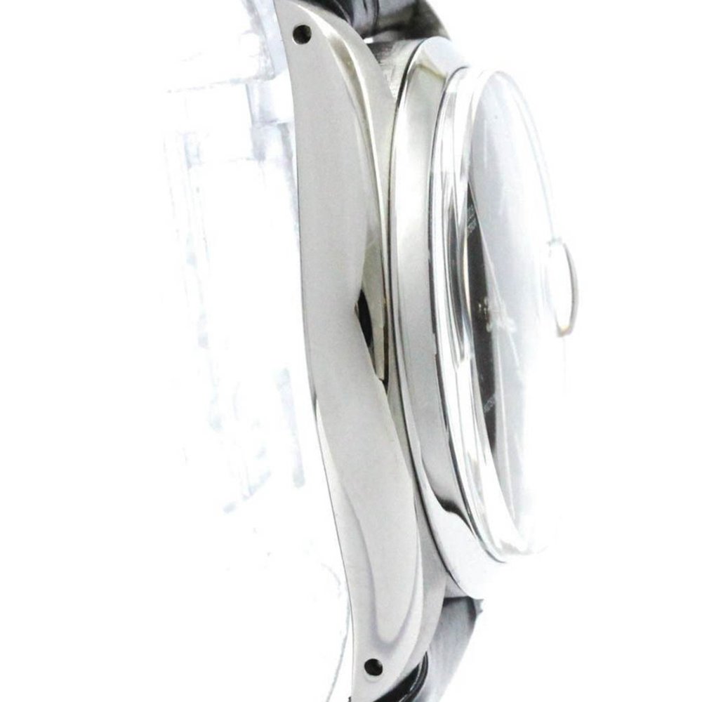 Rolex Oysterdate Black Dial Silver Case Watch - Picture 7 of 16